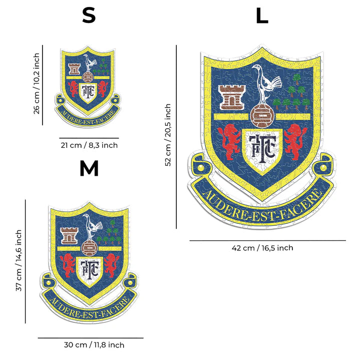 Lógó Retro Tottenham Hotspur - Puzal Adhmaid