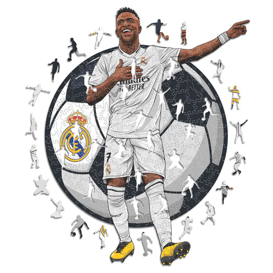 Vinicius Jr - Puzzle di Legno