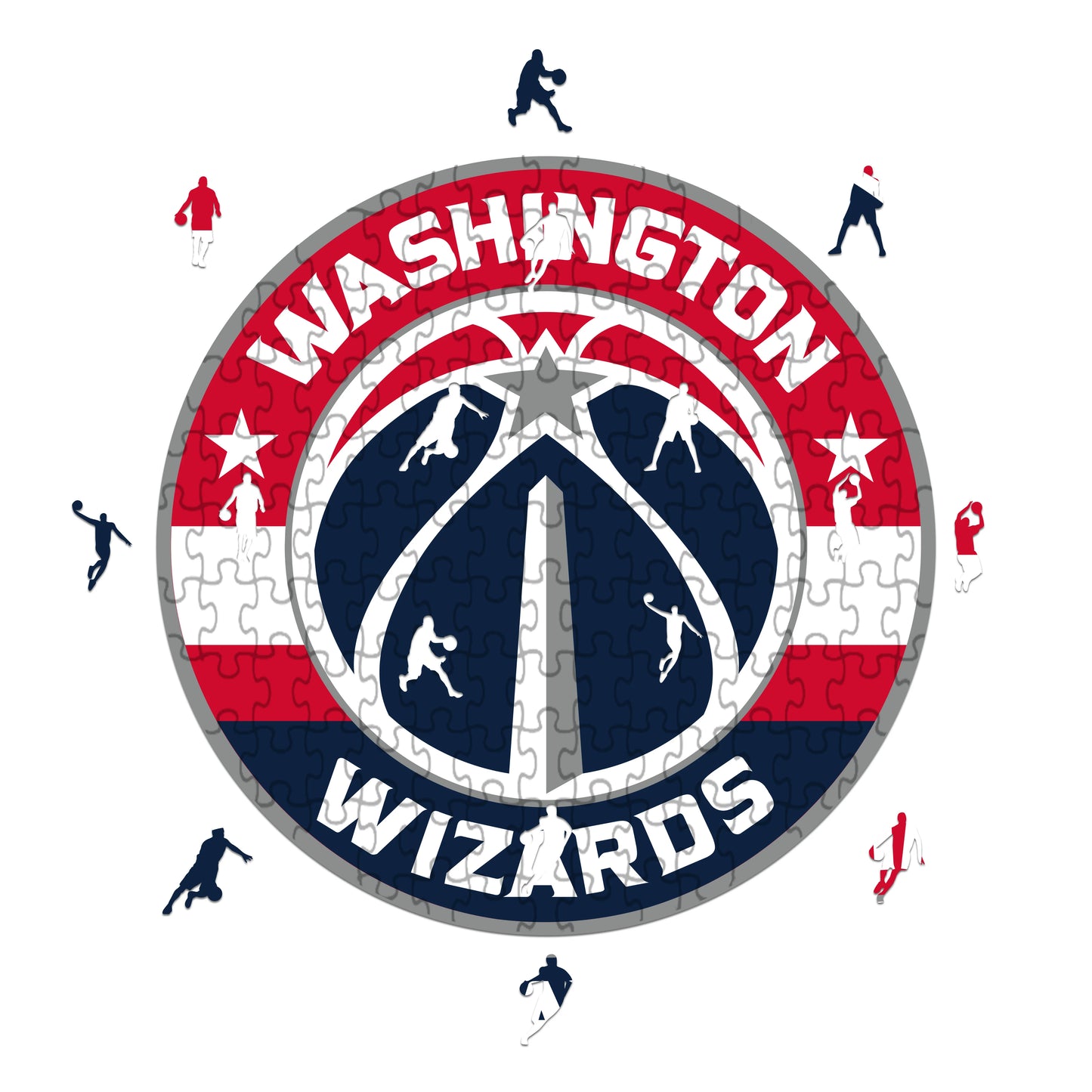 Washington Wizards Logo - Holzpuzzle